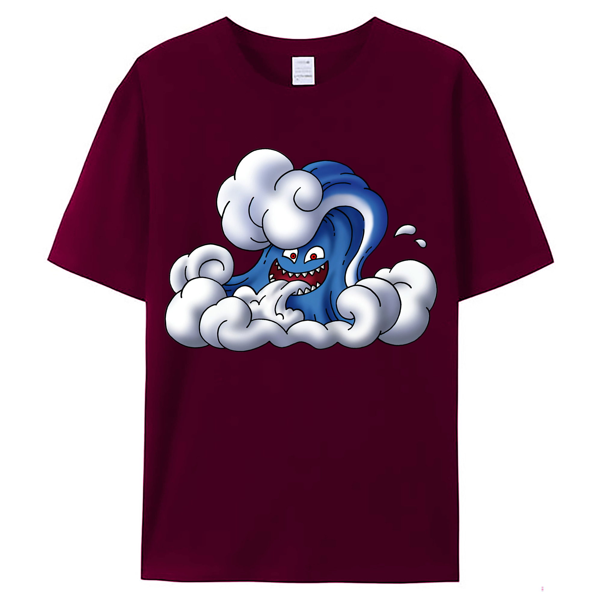 （画像用） ドラゴンクエスト Doragon Kuesuto Dragon Quest レディースカジュアルプリントTシャツ（綿100％）